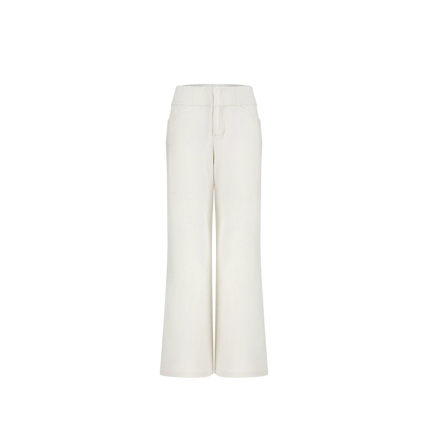 Gentle Wind Imitation Denim Straight Pants