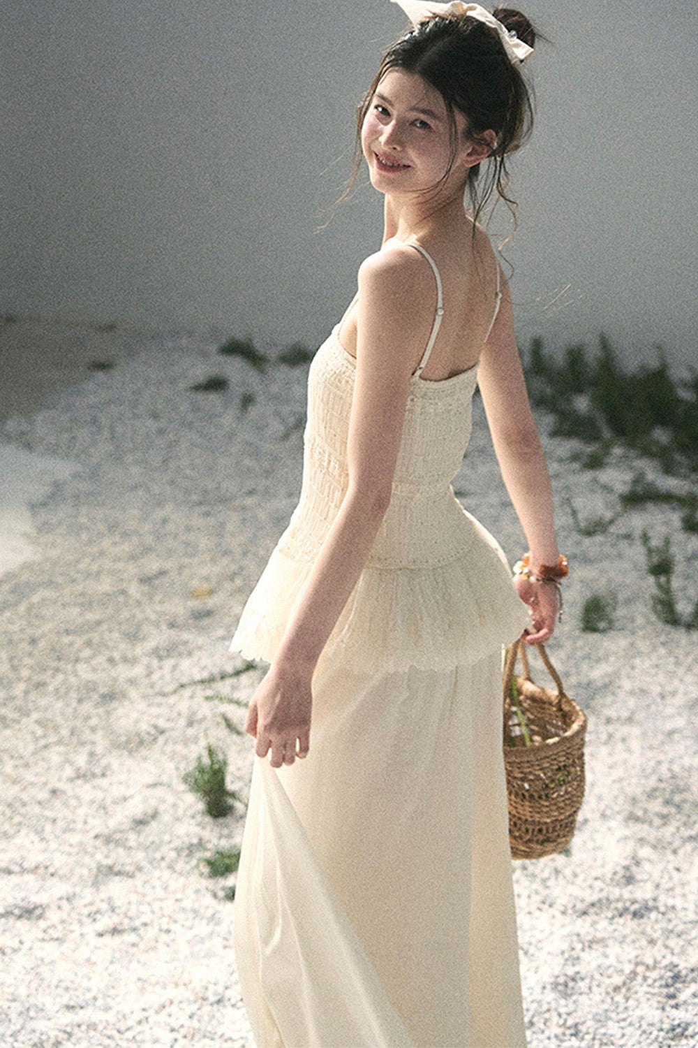 French Lace Summer Top and Pants Set