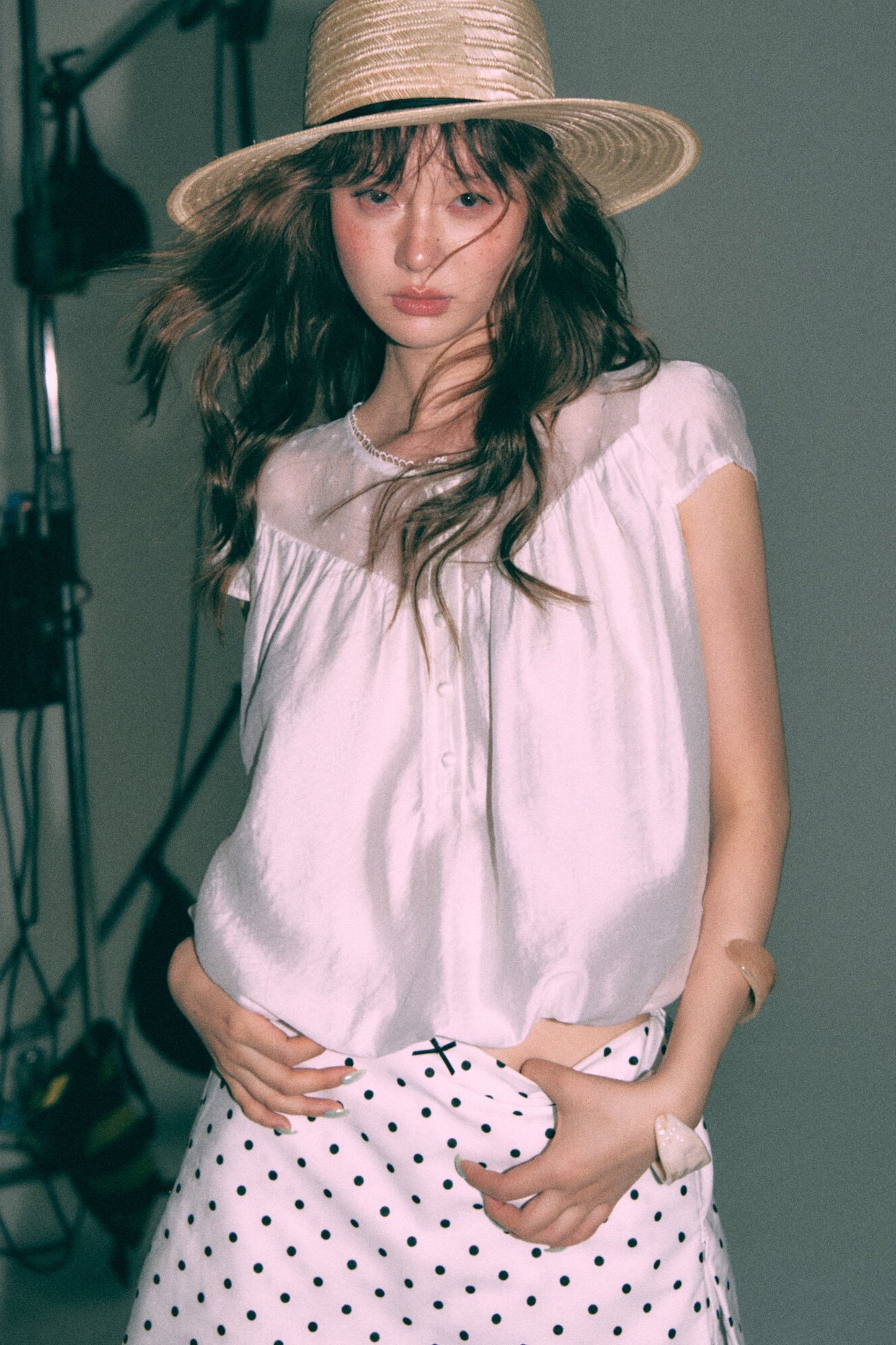 Round Neck Puffy Top