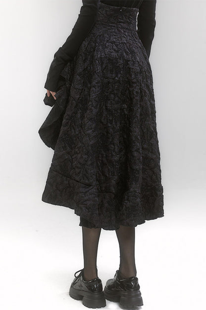 Ghost Girl High-Waisted Train Skirt