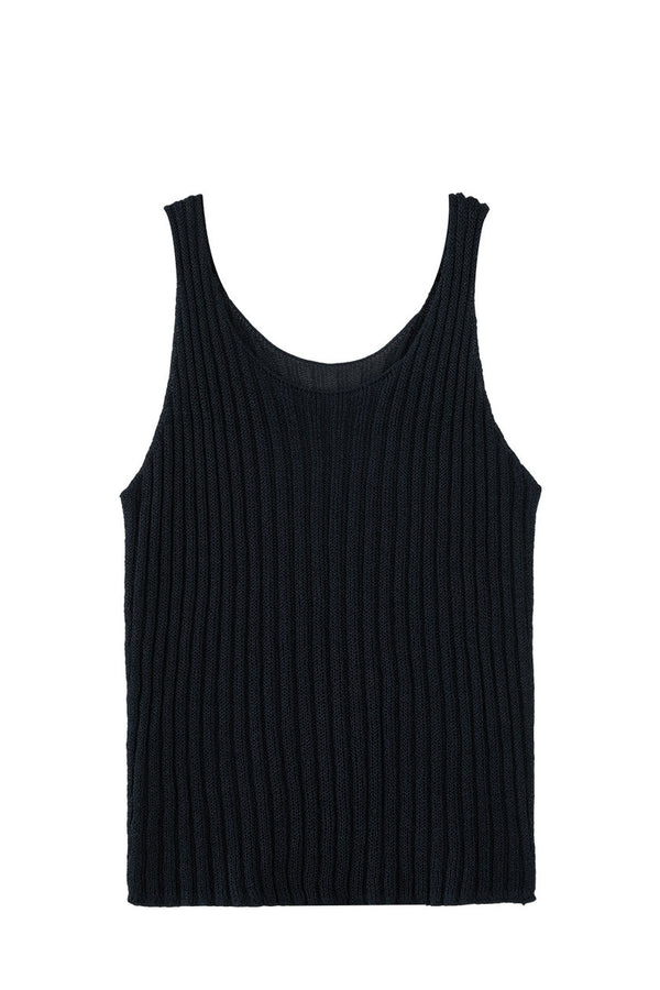 Hollow Ribbed Knit Camisole