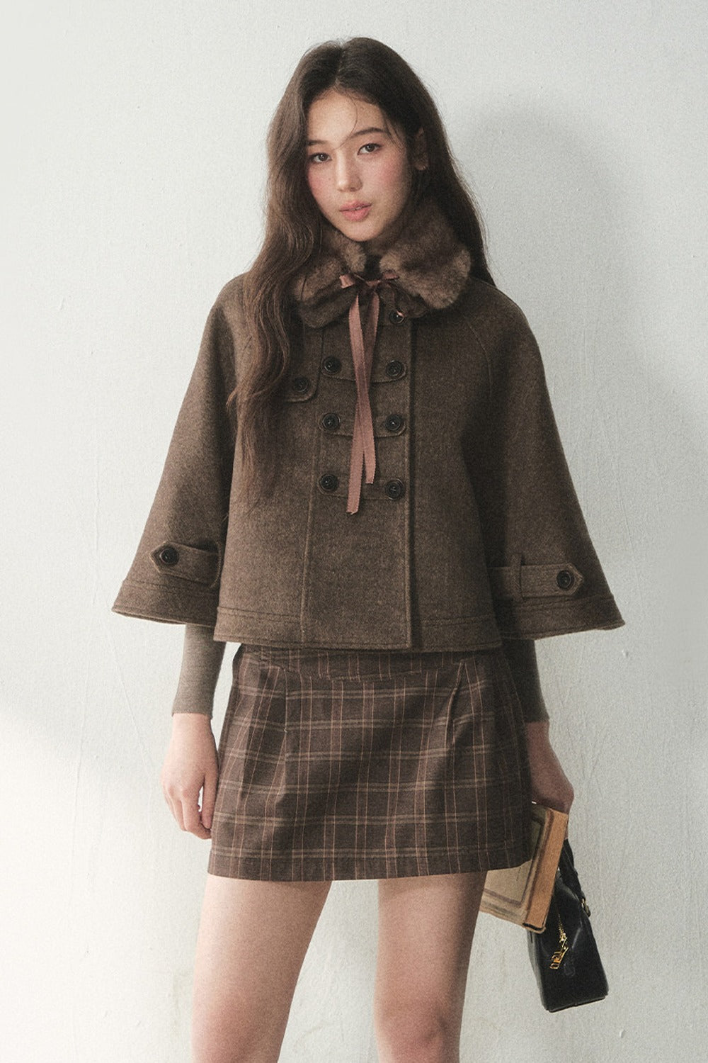 Wool Napoleon Cape