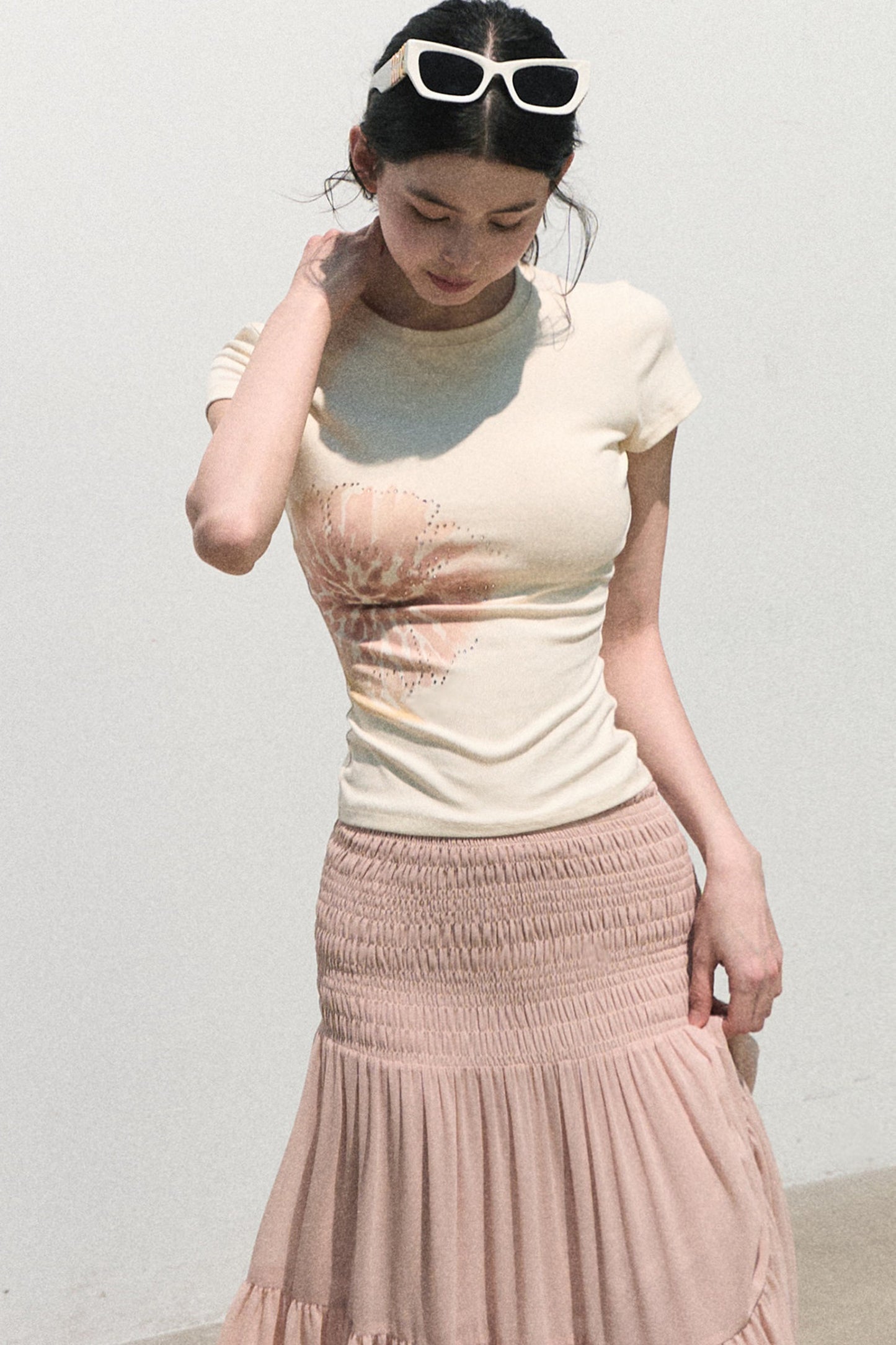 Light-Colored Eyes Cotton Top