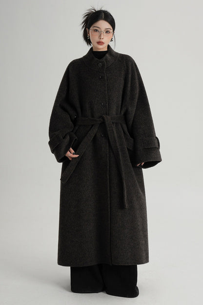 Mid-Length Double-Sided Wool Coat