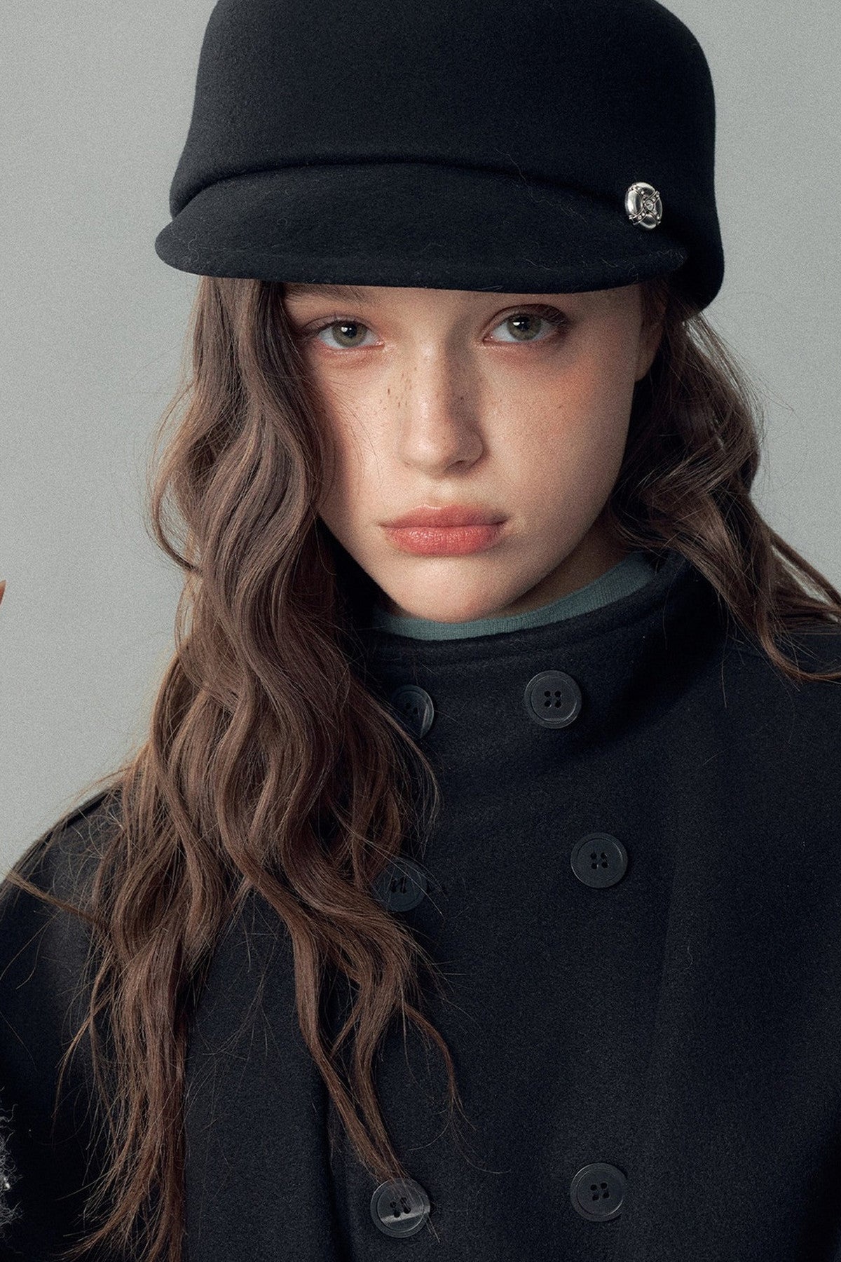 Wool Short-Brimmed Equestrian Hat