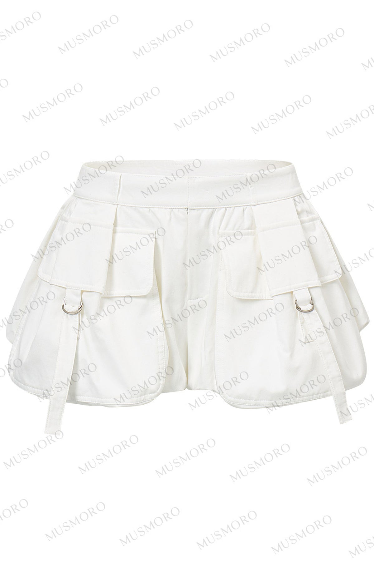 Vintage Puff Cargo Skirt Pants