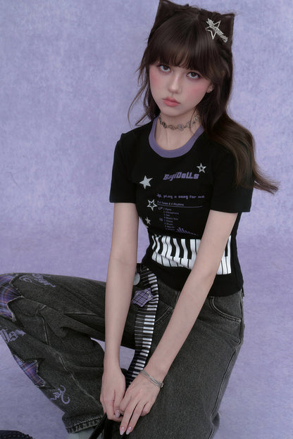 Two-Tone Millennium Music Top