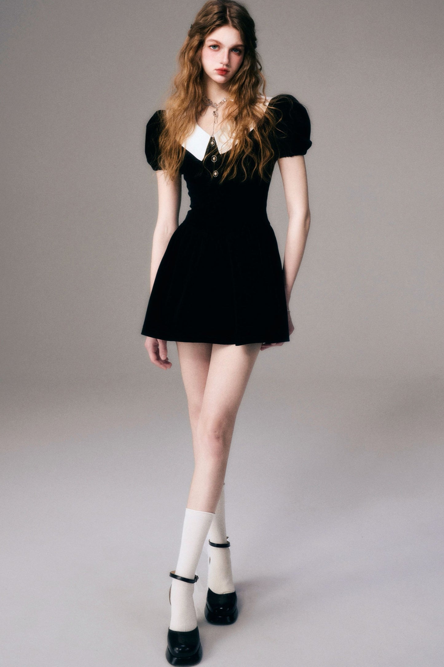 Black Velvet Ballet Dress