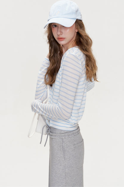 Cross V-Neck Layered Top