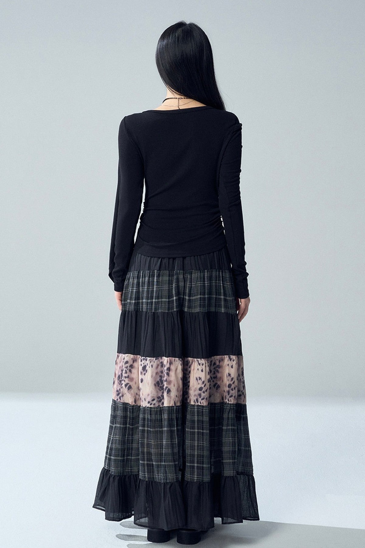 Long Sleeve Cape Shawl Top