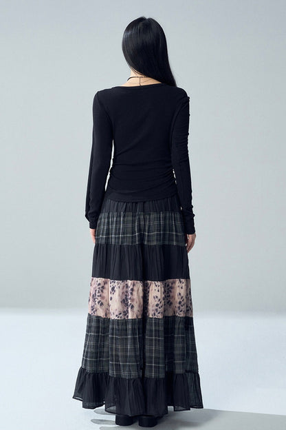 Long Sleeve Cape Shawl Top