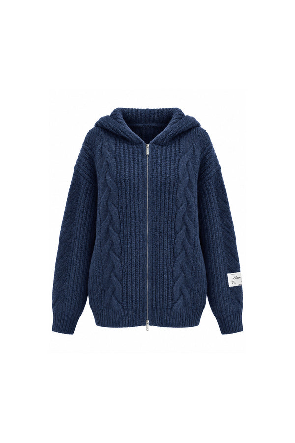 Cable Knit Cardigan Set-Up