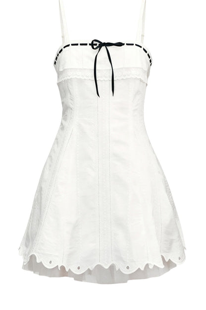 Lace A-Line Dress and Cardigan Set-Up