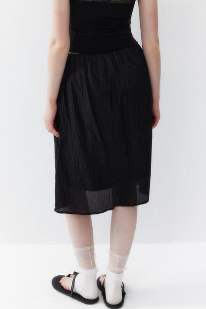 Acetate Elastic Umbrella Skirt
