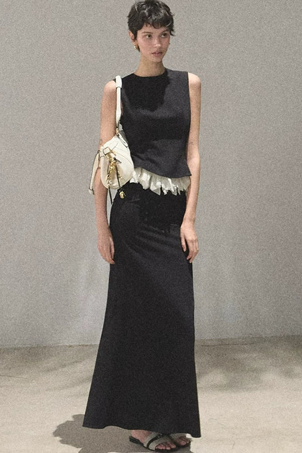 Lace Patchwork Summer Two-Piece Set-Up