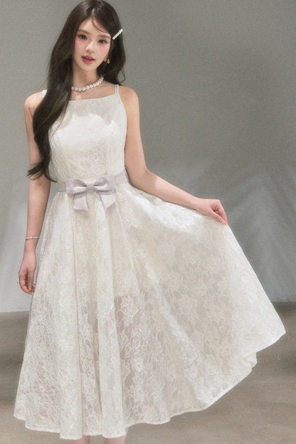 Soft Lace A-Line Dress