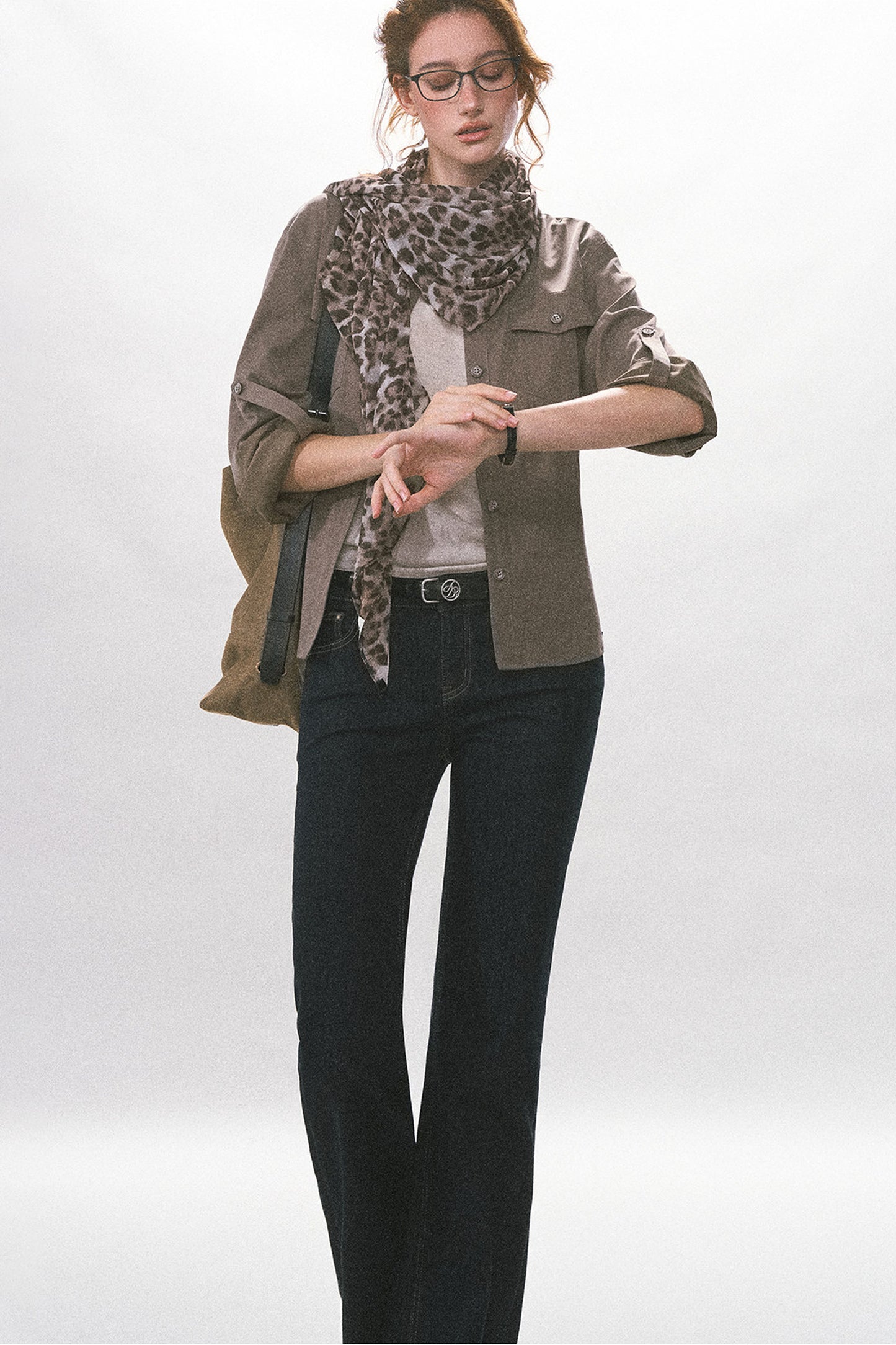 Adjustable Waist Vintage Work Shirt