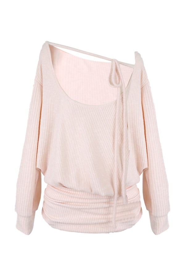 Long-Sleeve Dress with Camisole Set