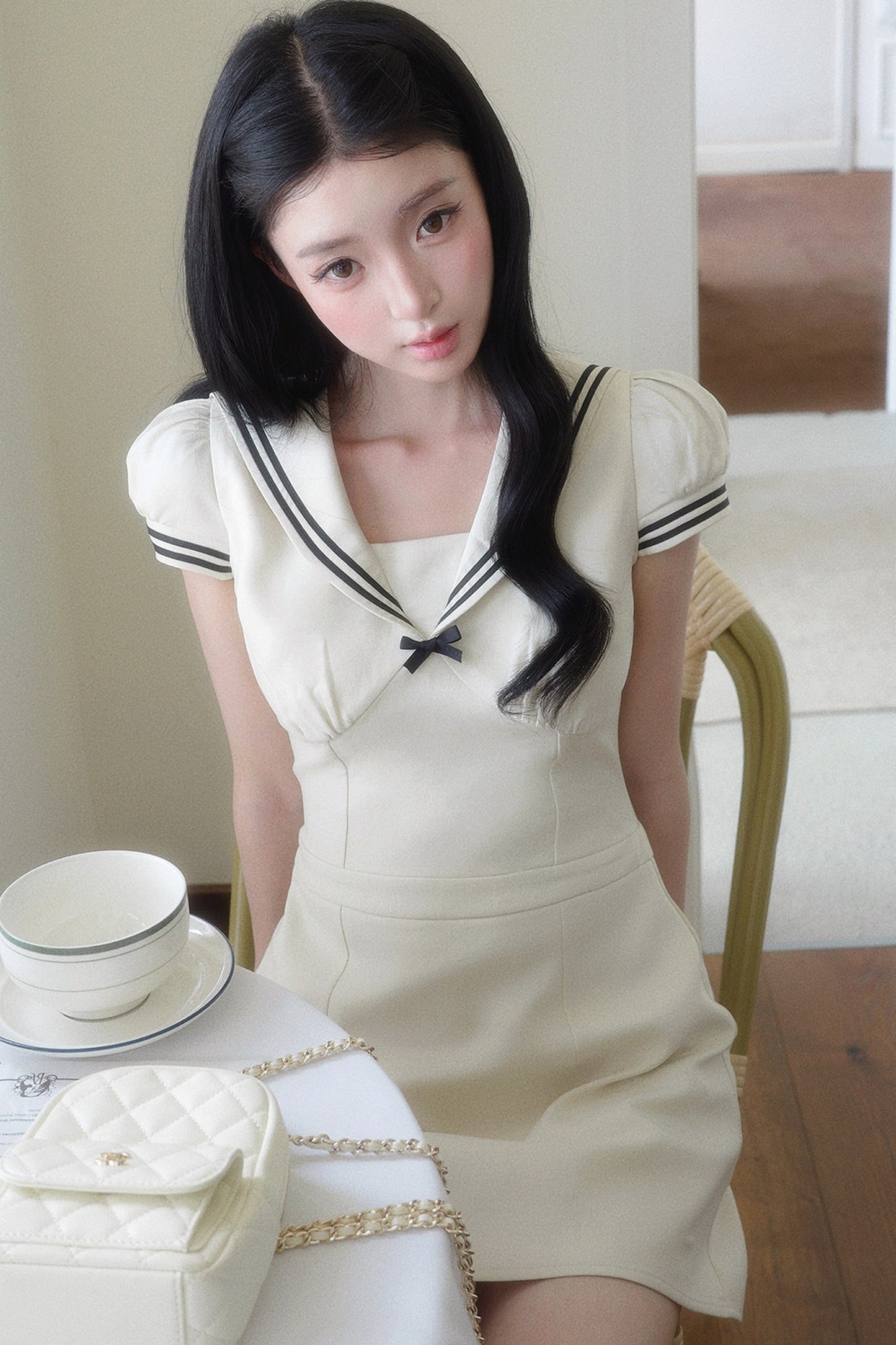 Jeju Island Bowknot Dress