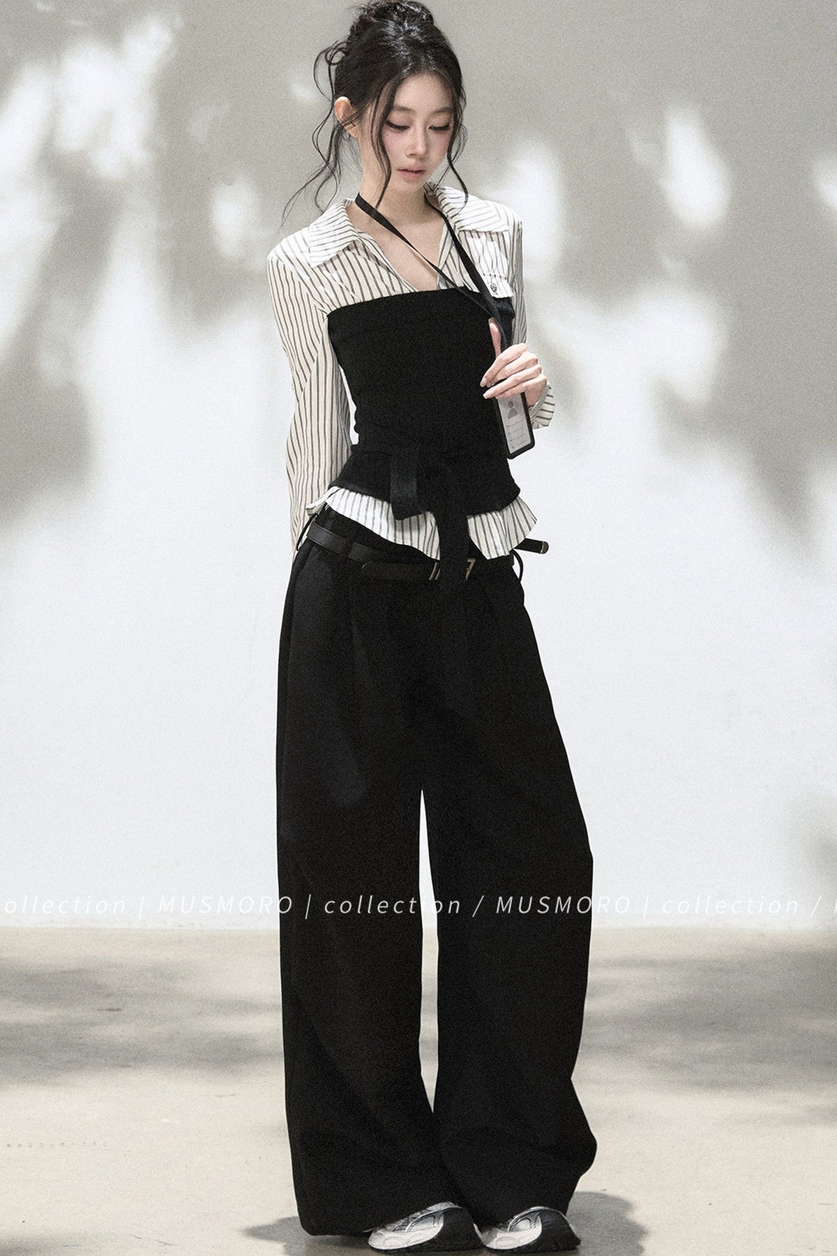 Loose Wide-Leg Trousers