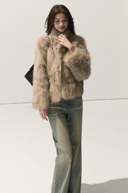 Fluffy Fox Fur Vest
