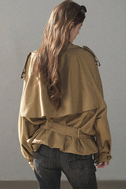 Loose Fit Trench Coat