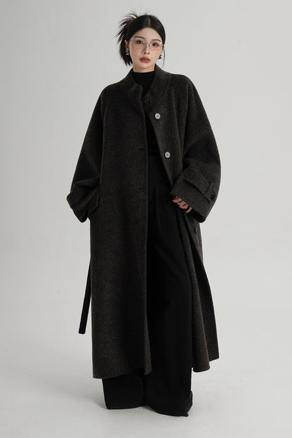 Mid-Length Double-Sided Wool Coat