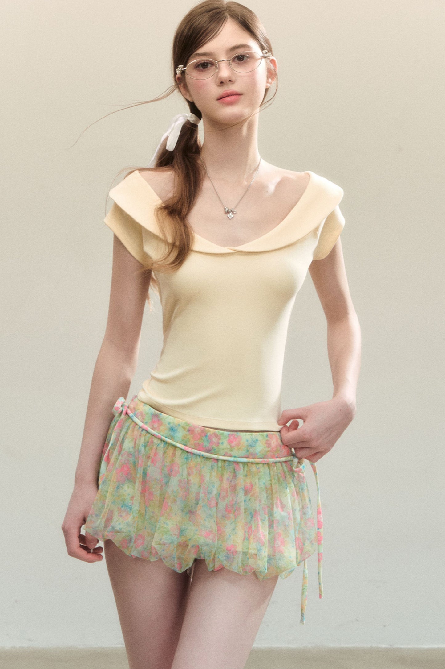 Doll Collar T-Shirt