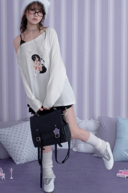Star Sailor Angel Off-Shoulder T-Shirt