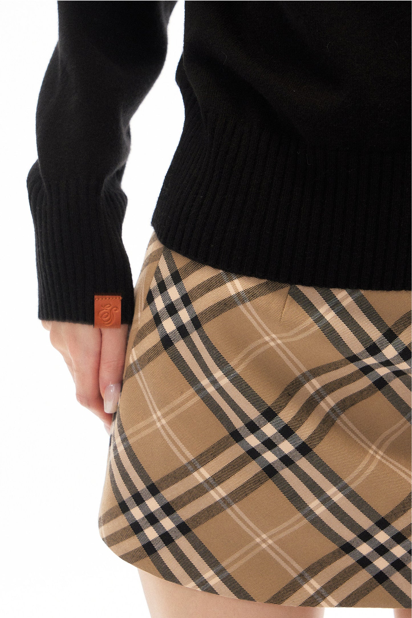 Skirt and Shawl Knit Top Set-Up