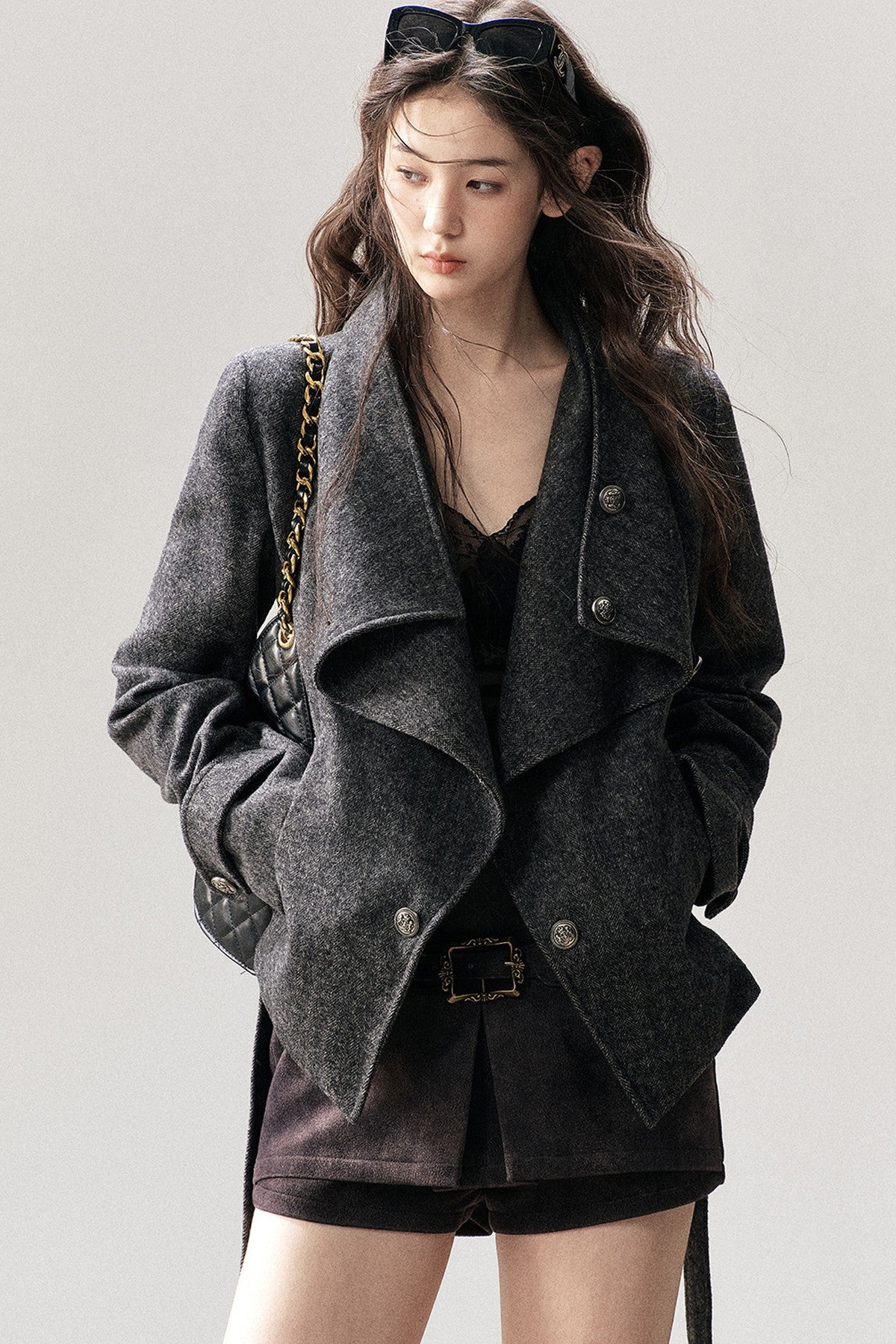 Dark Gray Cashmere Jacket