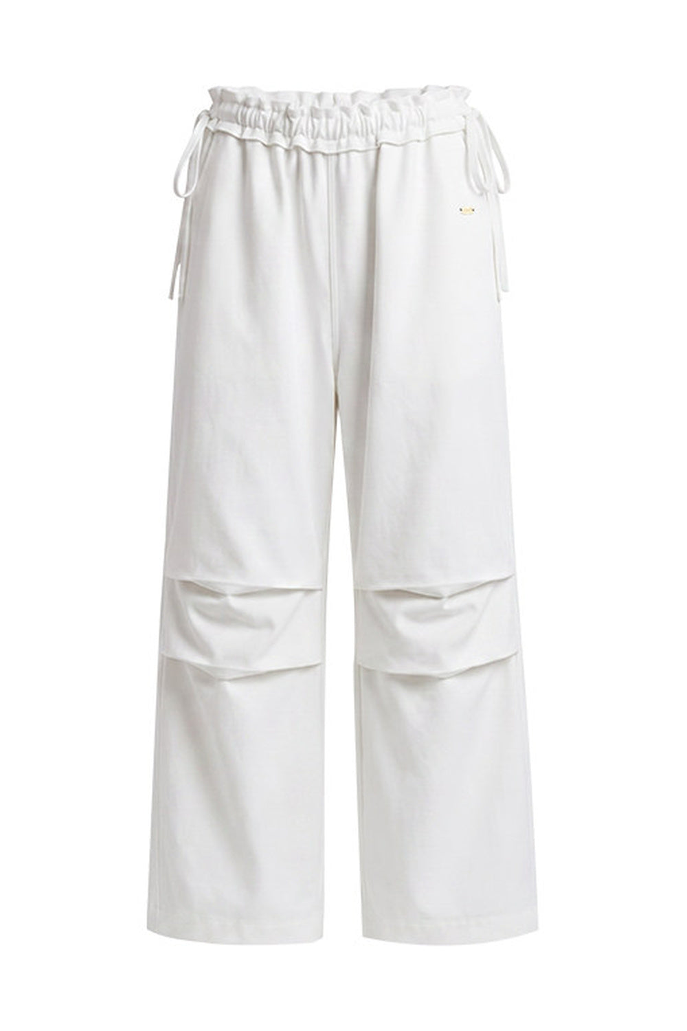 Pleated Drape Cargo Pants