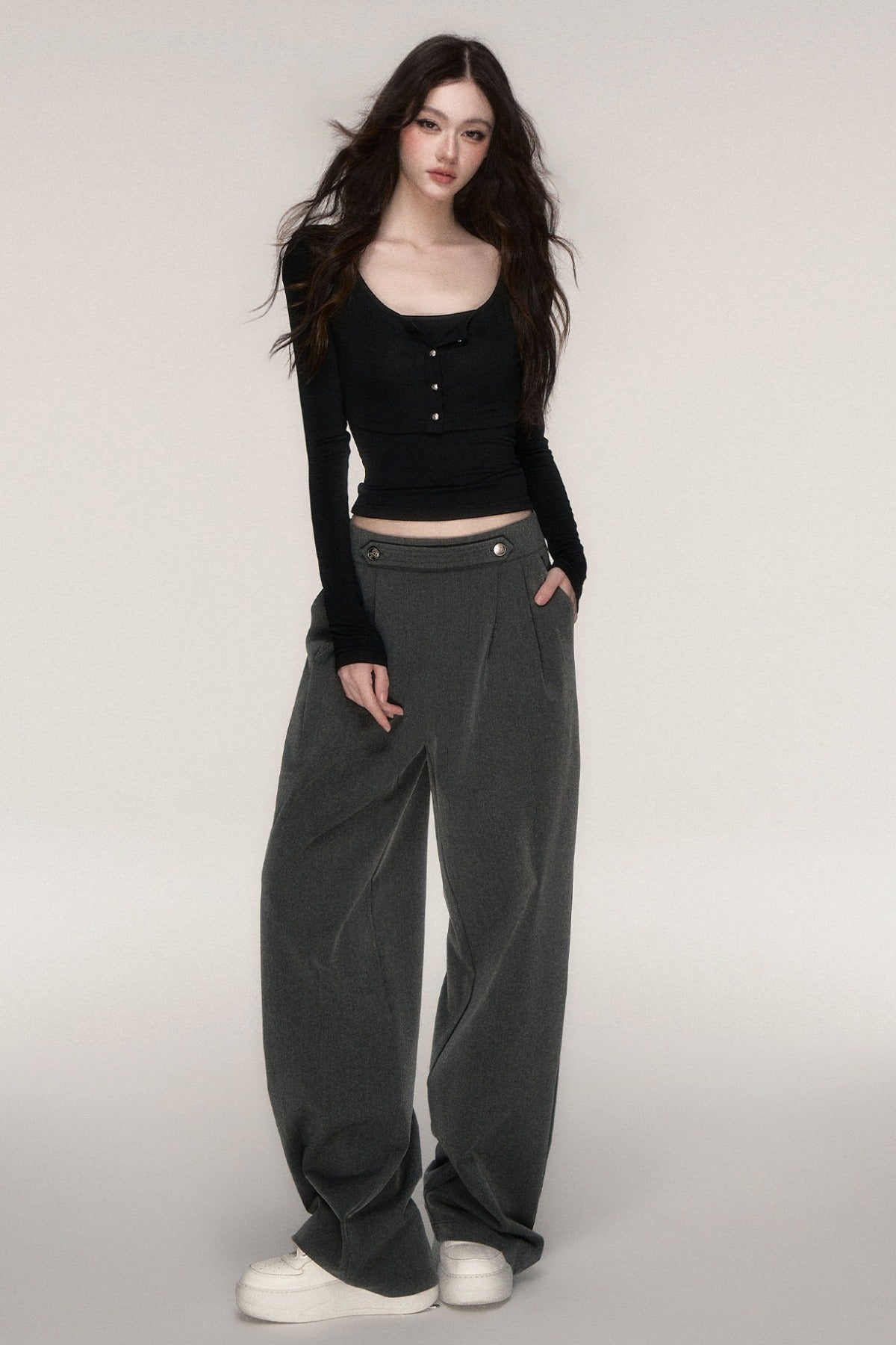 Napoleon Style Straight Leg Trousers