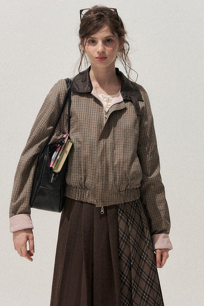 Reversible Houndstooth Jacket