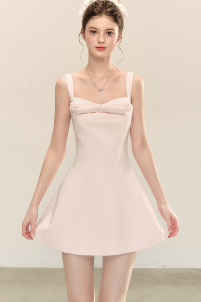 Bow-Knot Suspender Dress