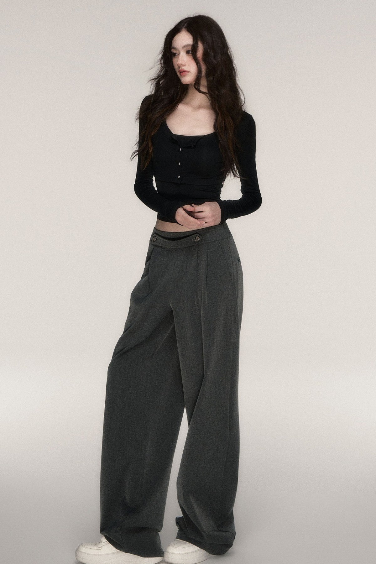 Napoleon Style Straight Leg Trousers