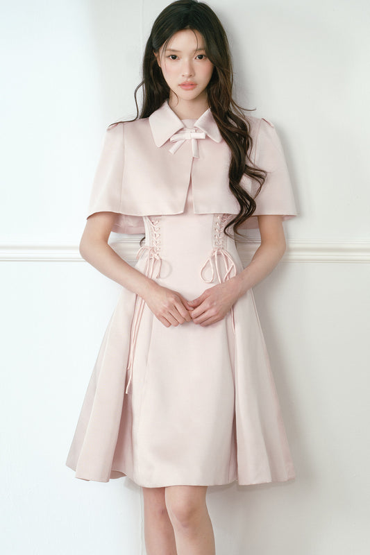 Short Cape and Dress Set-Up