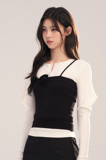 Slim Fit Knitted Vest