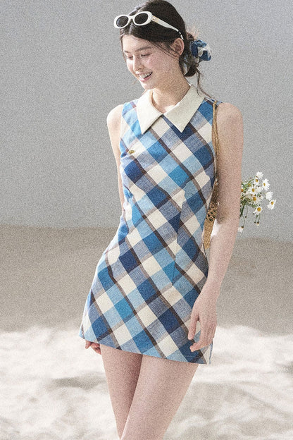 French Quilted Polo Bodycon Dress