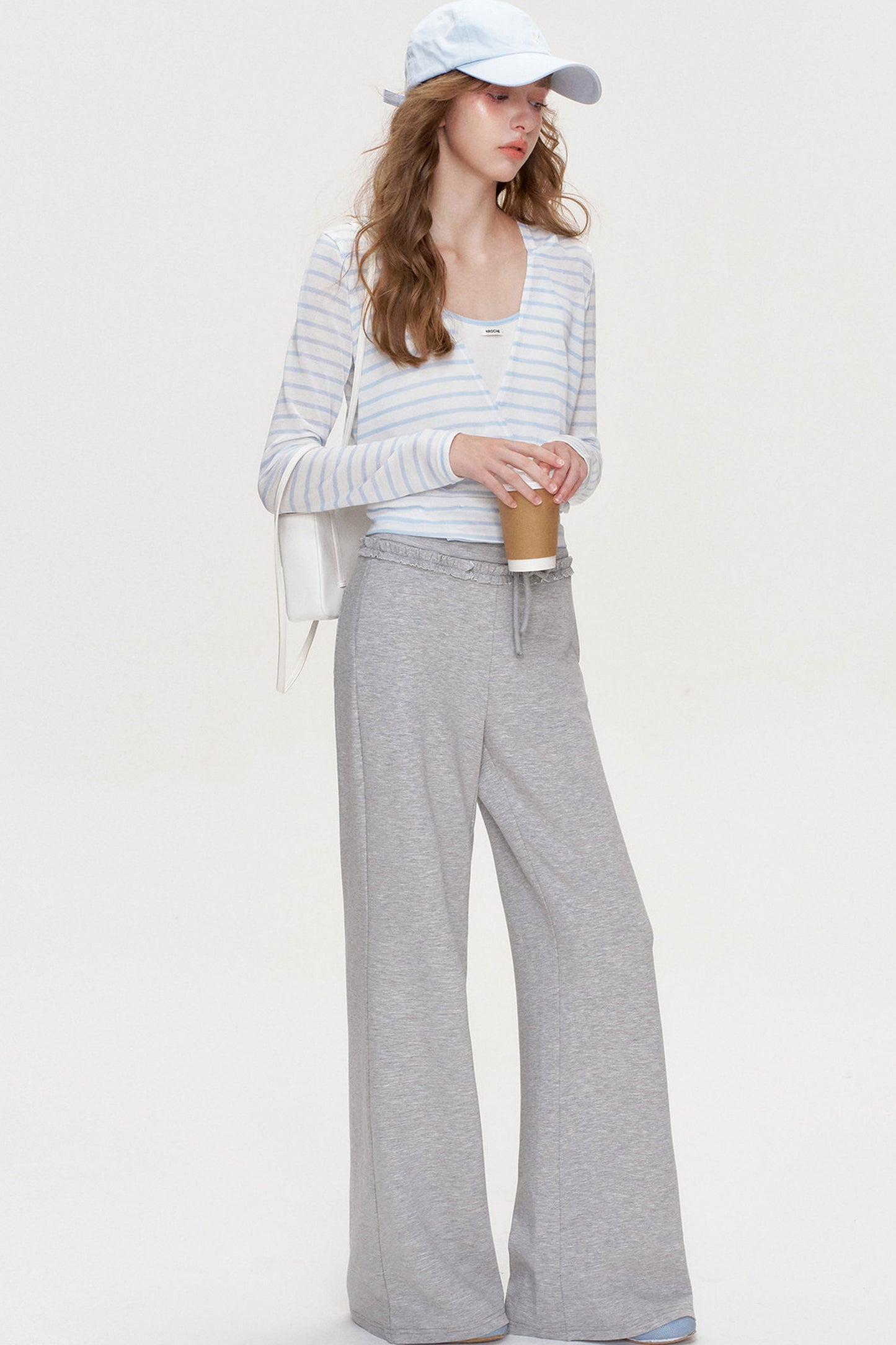 Cross V-Neck Layered Top