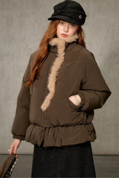 Thickened Large Fur Collar Jacket