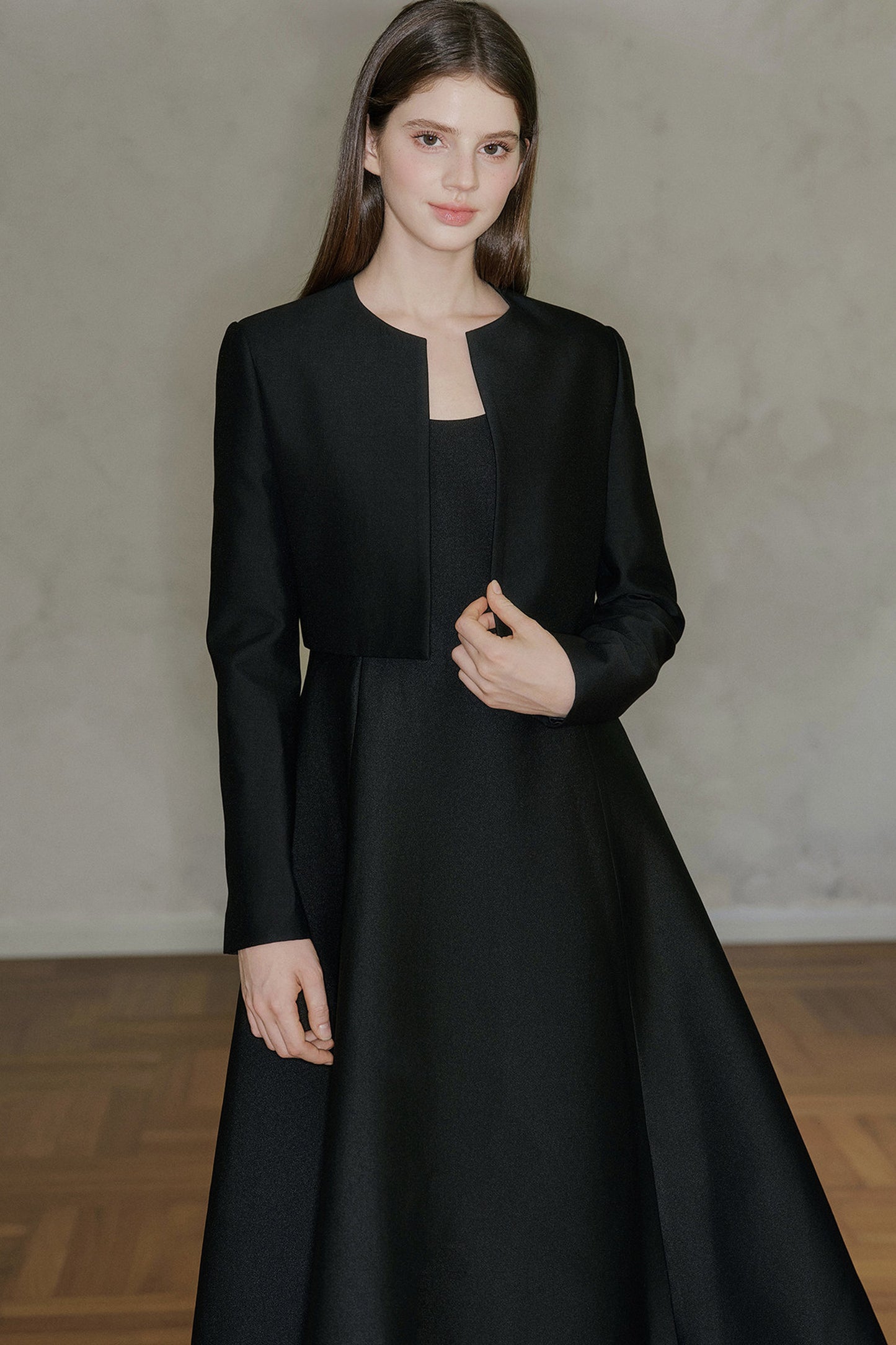 Lyocell Wool Long Sleeve Cardigan