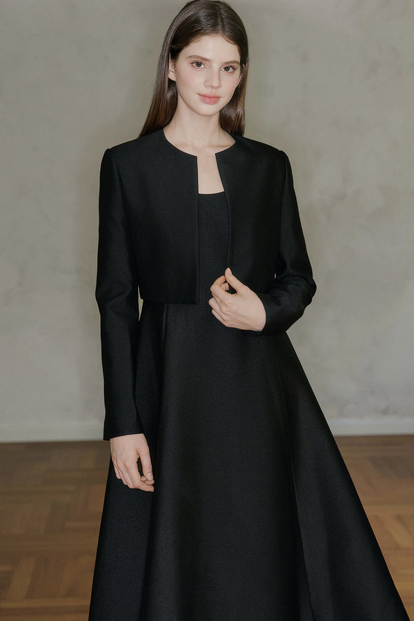Lyocell Wool Long Sleeve Cardigan