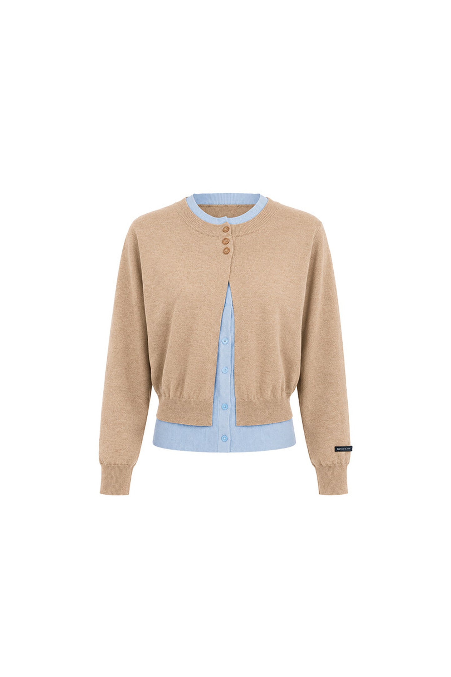Knit Two-Piece Cardigan Jacket Set-Up