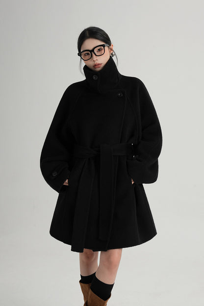 Mid-Length Double-Sided Wool Coat
