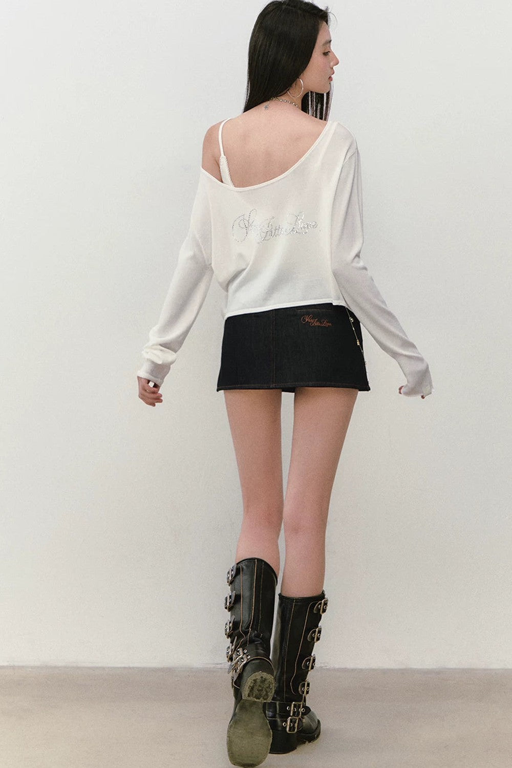Wendbare Strassbluse