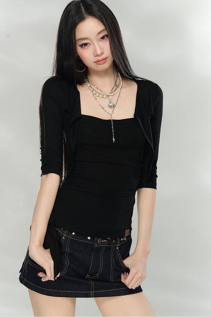 Convertible Lyocell Blouse