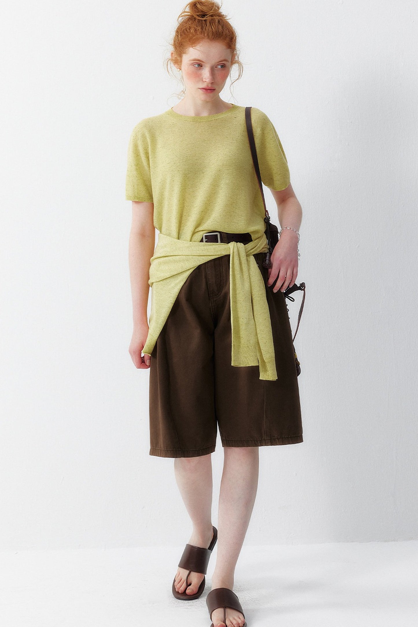 Summer Thin Breathable Knit Cardigan Set-Up