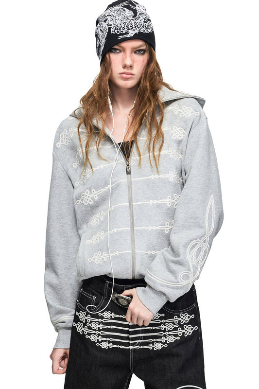 Vintage Napoleon Hooded Zipper Jacket