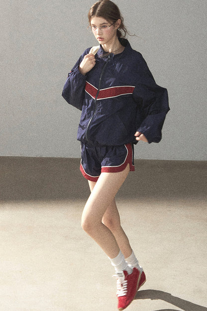 Style Relaxed Jacket and Shorts Set-Up